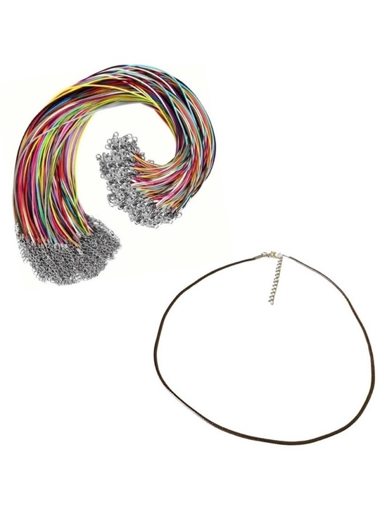 Jewelry - 🔴 5 for $10 ONE Darker Brown Hemp Rope Necklace for Jewelry Making